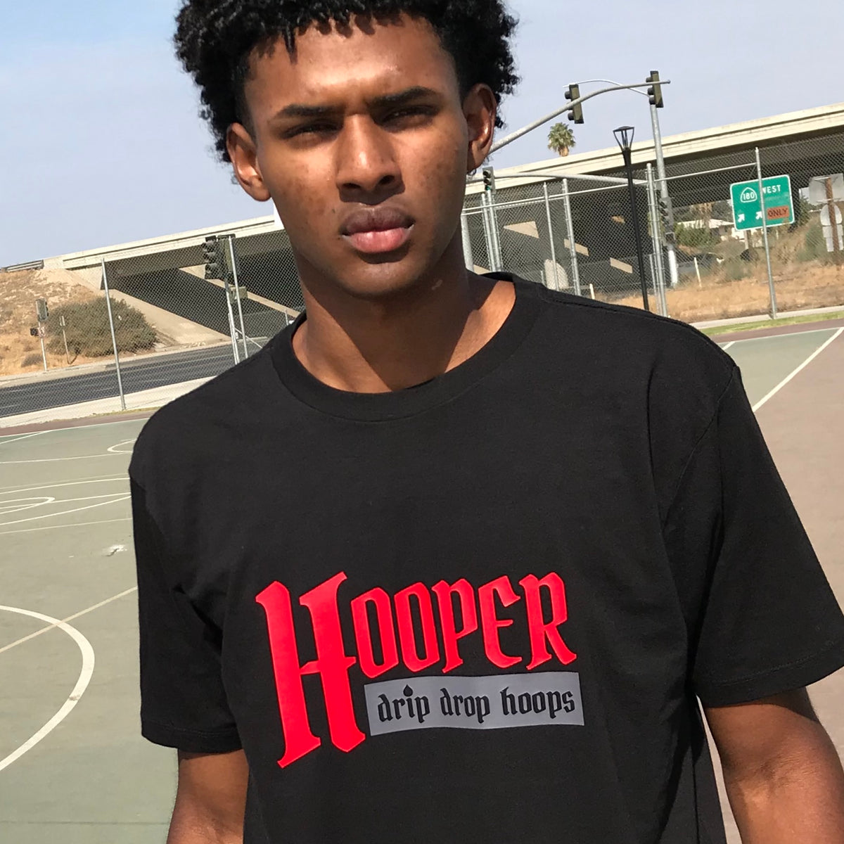 Hooper Tee Drip Drop Hoops